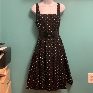 50s Inspired Polka Dot Dress